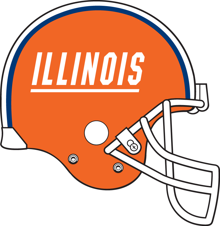 Illinois Fighting Illini 1989-2004 Helmet Logo iron on transfers for clothing